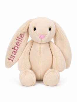 Personalised Bunny Soft Toy – Gift For Baby | Plushie, 9 of 12