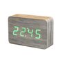Brick Ash Click Clock Green LED, thumbnail 1 of 4