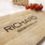 Personalised Mango Wood Serving Board For Birthdays, thumbnail 3 of 4