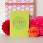 Mini Hello Sweet Pea Card, thumbnail 3 of 5