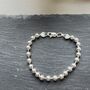 Chunky Sterling Silver Ball Bracelet, thumbnail 1 of 3