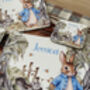 Kids Personalised Little Bunny Placemat, Coaster And Mug Dinner Set, thumbnail 9 of 11