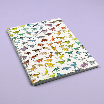 Rainbow Dinosaur Spiral Notebook, 7 of 7