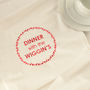 Personalised Organic Cotton Dinner Tablecloth, thumbnail 2 of 3