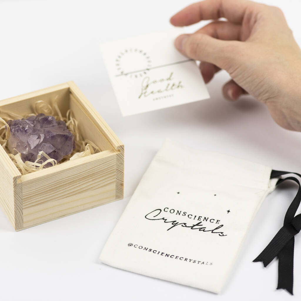 Amethyst Crystal Healing Gift Box By Milly Inspired