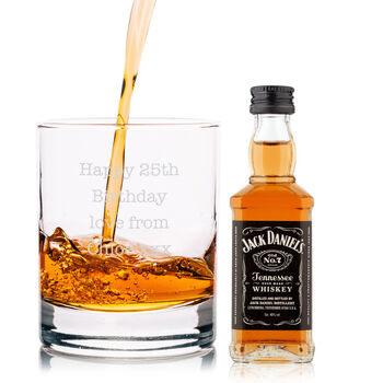 Whisky And Tumbler Jack Daniels Gift Set, 2 of 3