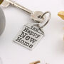 Couples Housewarming Gift Happy First Home Keyring, thumbnail 11 of 12