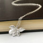 Sterling Silver Autumn Maple Leaf Necklace, thumbnail 1 of 9