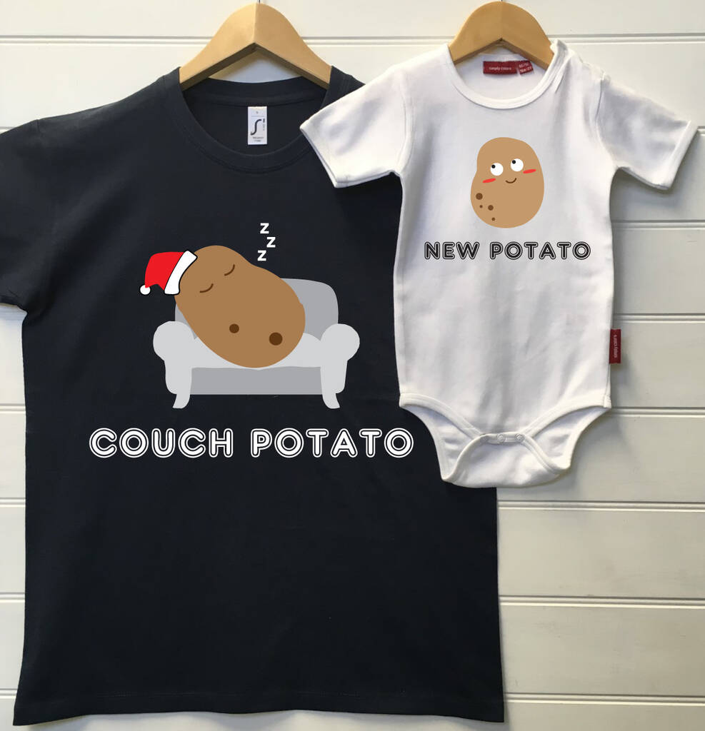 Personalised Potato Family T Shirt Set, 1 of 8