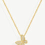 Gold Or Silver Women’s Dainty Butterfly Necklace, Jewellery Gift For Her, thumbnail 2 of 4
