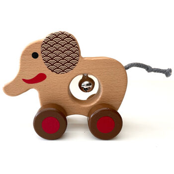 Baby Bell Rollers Set Of Three: Dog + Duck + Elephant, 4 of 7