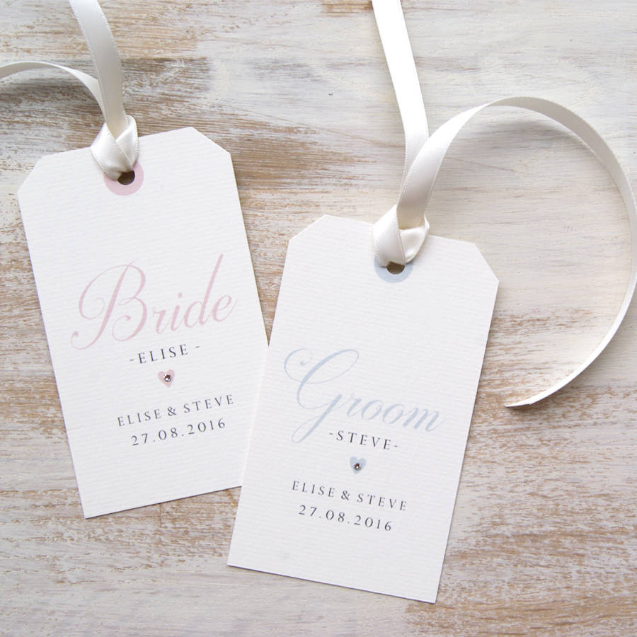 Personalised Bridal Party Hanger Label, 1 of 3
