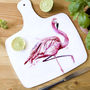 Inky Flamingo Chopping Board, thumbnail 1 of 4