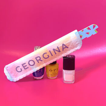 Personalised Pastel Nail File Holder, 2 of 4