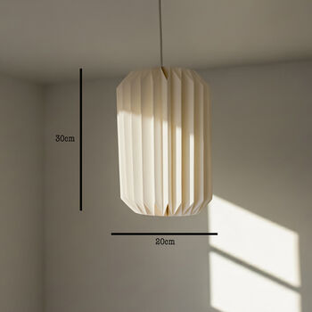 Origami Paper Tube Lampshade, 2 of 5