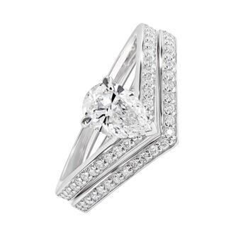 Remi Lab Grown Diamond Engagement Ring Or Bridal Set, 4 of 11