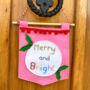 Merry And Bright Christmas Banner/Pendant, thumbnail 5 of 10