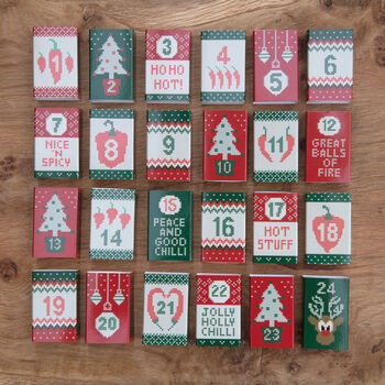 Advent Calendar With Gourmet Chilli Powders, 5 of 8