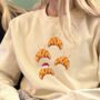 Emotional Christmas Croissants Christmas Jumper, thumbnail 1 of 3