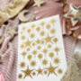 Cluster Star Christmas Door/Wall Stickers, thumbnail 6 of 7