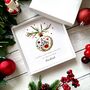 Handmade Scandi Christmas Bauble Card, thumbnail 4 of 4
