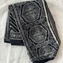 Ajrakh Print Mashru Cotton Silk Scarf, Indian Print, thumbnail 9 of 12