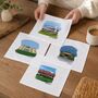 Set Of Four Handkerchiefs With British Golf Courses, thumbnail 2 of 12