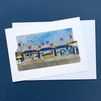 'Coney Island, New York' Greetings Card, 2 of 3
