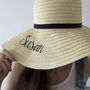 Personalised Summer Straw Hat, thumbnail 6 of 8