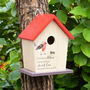 Wooden Bird House For Robins Gift For Gardener, thumbnail 2 of 4