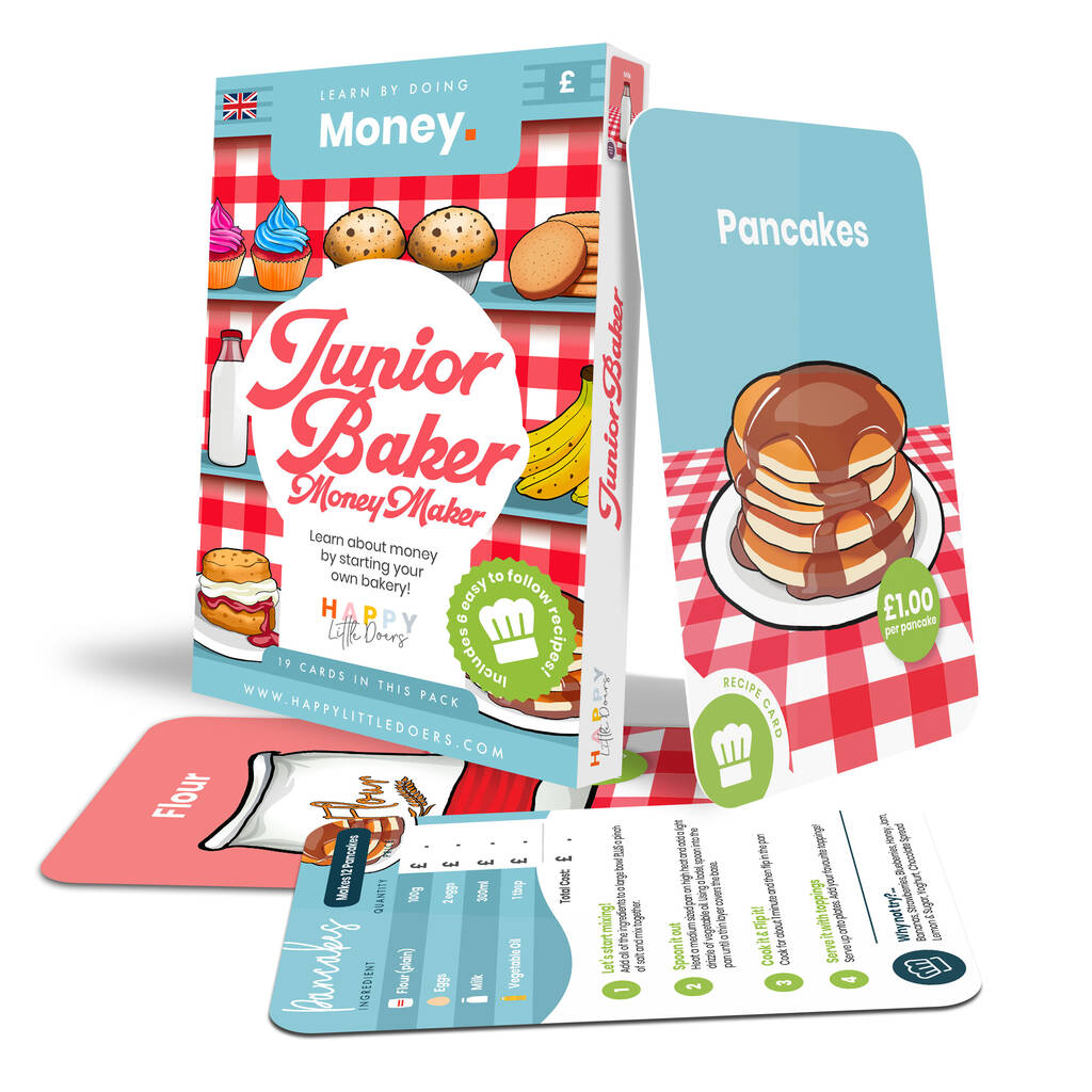 Junior Baker Money Maker Activity Flashcards, 1 of 5