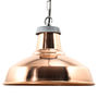 Industrial Copper Pendant Light, thumbnail 2 of 6