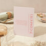 Wedding Confetti Table Sign A4 Sturdy Modern Layout, thumbnail 1 of 5