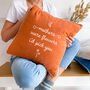 If Mothers Were Flowers Cushion With Mini Flower Trim, thumbnail 1 of 11