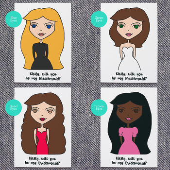 Personalised Dollybelles Character Birthday Card, 3 of 5