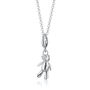 Vintage Teddy Bear Charm Necklace, Sterling Silver Or Gold Plated, thumbnail 10 of 10