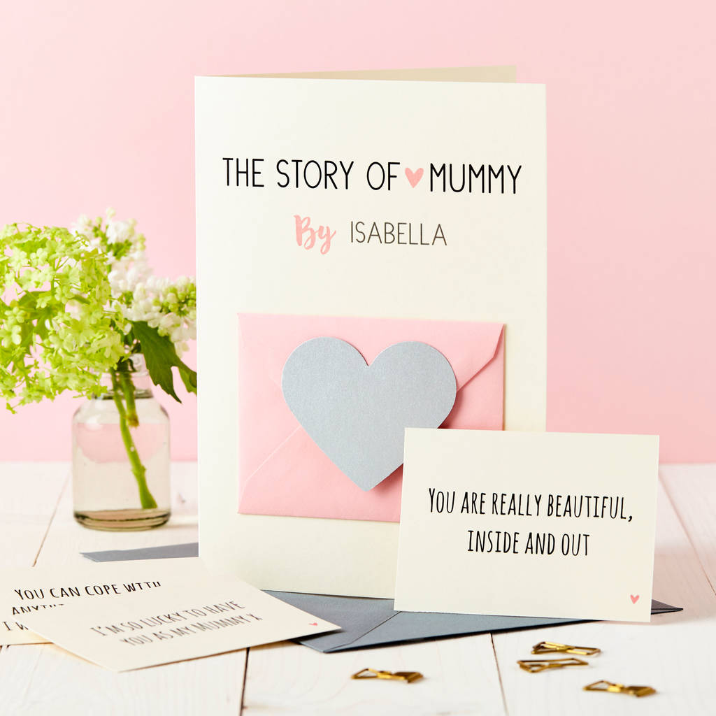 'The Story Of Mum' Secret Messages Card By Martha Brook ...