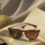 Brown Traditional Style Sunglasses, thumbnail 7 of 7
