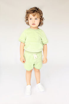 Terry Towelling Summer Set Unisex Perfect Gift For Kids, 9 of 12