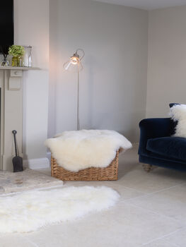Premium New Zealand Single Sheepskin Long Wool Rug Small, 11 of 12