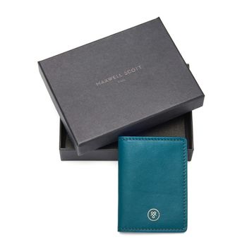 Personalised Leather Travel Card Holder 'Vallata Nappa', 11 of 12