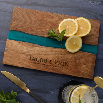 Personalised Resin Charcuterie Board, 2 of 9