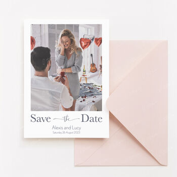 Personalised Photo Save The Date Cards, 3 of 7