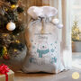 Personalised Polar Bear Christmas Sack, thumbnail 2 of 4