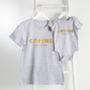 Personalised Coping Crying Mother's Day T Shirt Set, thumbnail 2 of 2