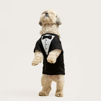 'The Real Best Man' Dog Wedding T Shirt, 4 of 6