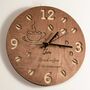 Coffee Gift Personalised Wall Clock, thumbnail 1 of 4