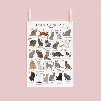 The A To Z Of Cats Print, 2 of 6