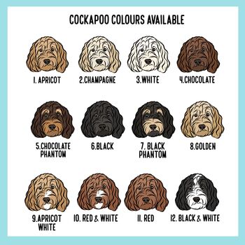 Cockapoo Dog Keyring, 5 of 6