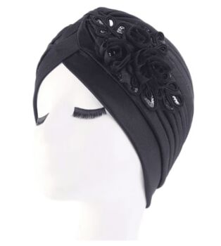 Chemo Turban With Added Sequin Detailing, 9 of 12